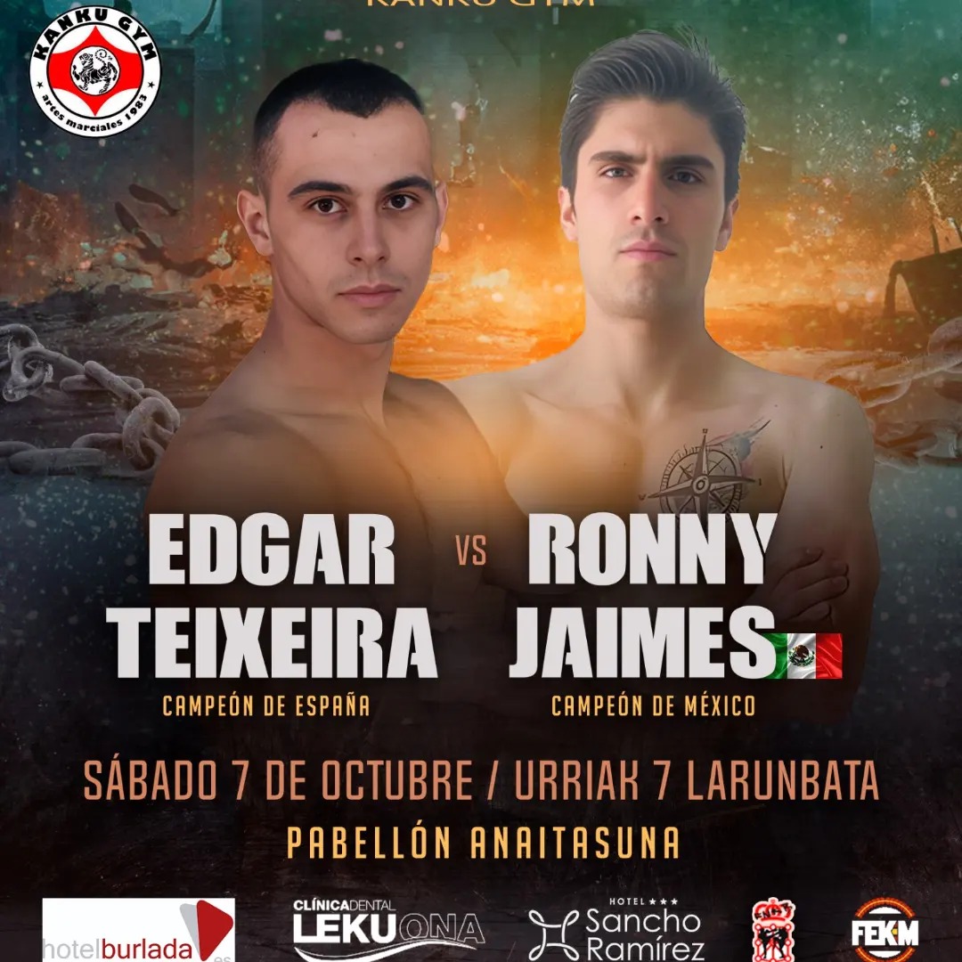 Teixeira y Jaimes, nueva pelea para la velada del 7 de octubre